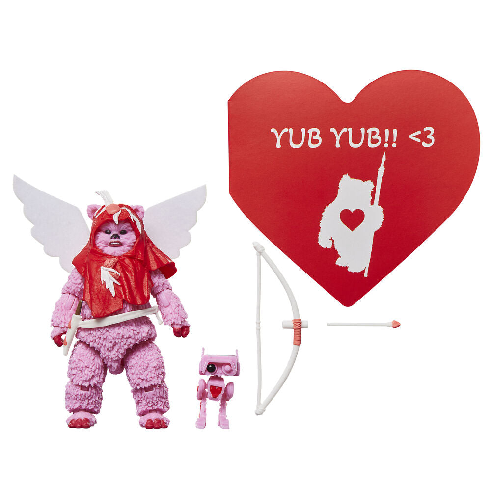 Imagen 2 - Figura Ewok Valentine's Day Edition Star Wars 15Cm