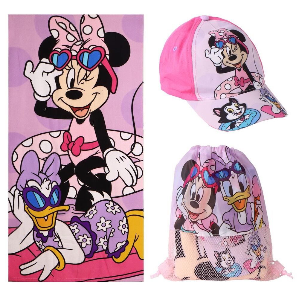 Imagen 4 - Set Toalla + Saco + Gorra Minnie Disney