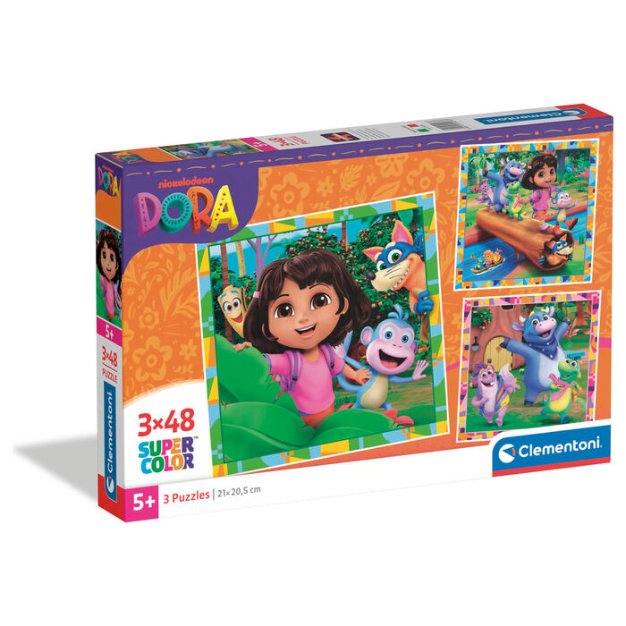 Imagen 1 - Puzzle Dora La Exploradora 3X48pzs