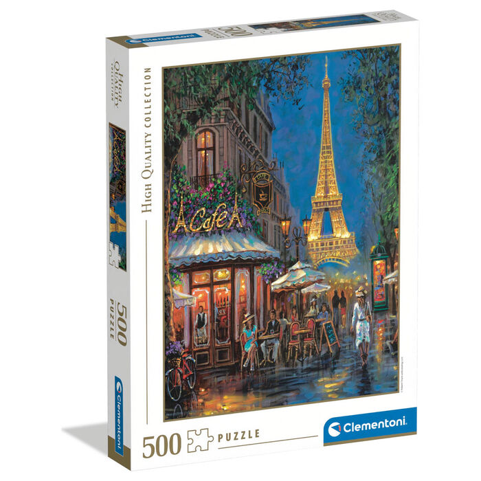 Imagen 1 - Puzzle Noche En El Cafe Eiffel 500Pzs