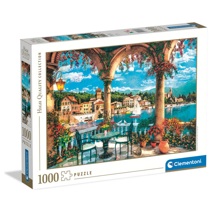 Imagen 1 - Puzzle Balcon Con Vistas Al Lago 1000Pzs