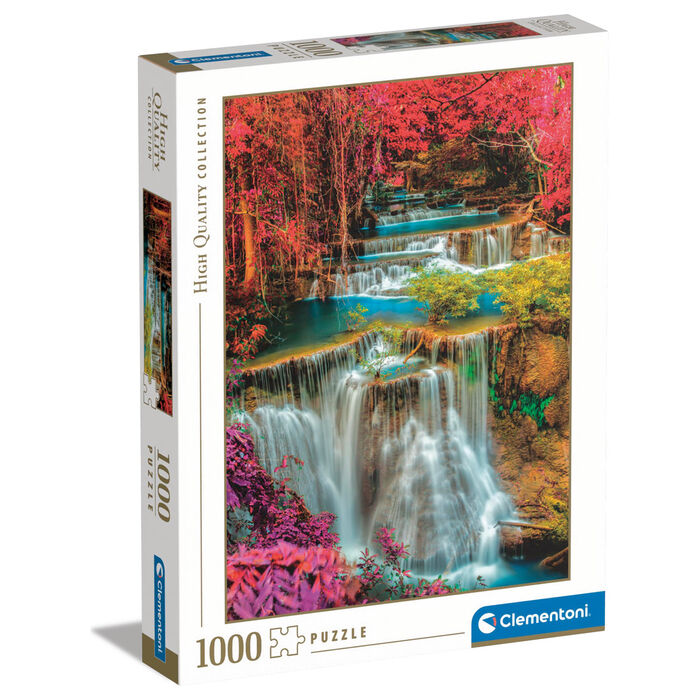Imagen 1 - Puzzle Coloridas Cataratas Tailandesas 1000Pzs