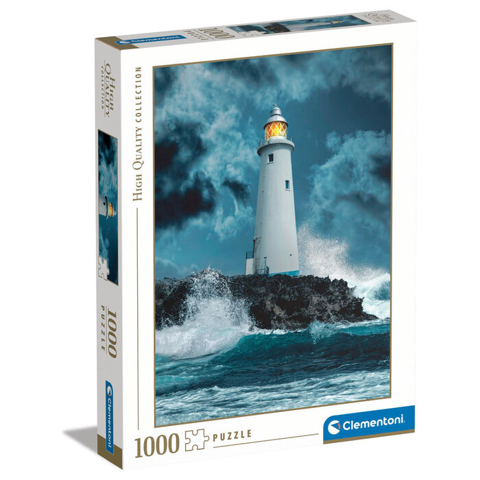 Imagen 1 - Puzzle Faro En La Tormenta 1000Pzs