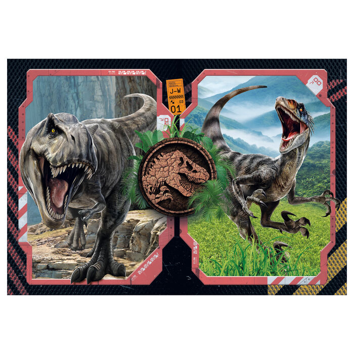 Imagen 2 - Puzzle Jurassic World 2X60pzs