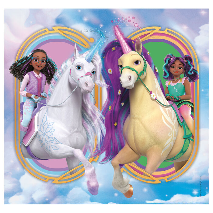 Imagen 2 - Puzzle Academia De Unicornios 3X48pzs