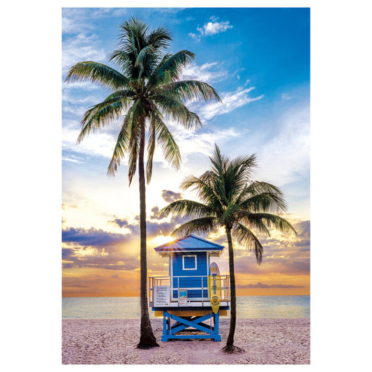 Imagen 2 - Puzzle Playa Miami Florida 500Pzs