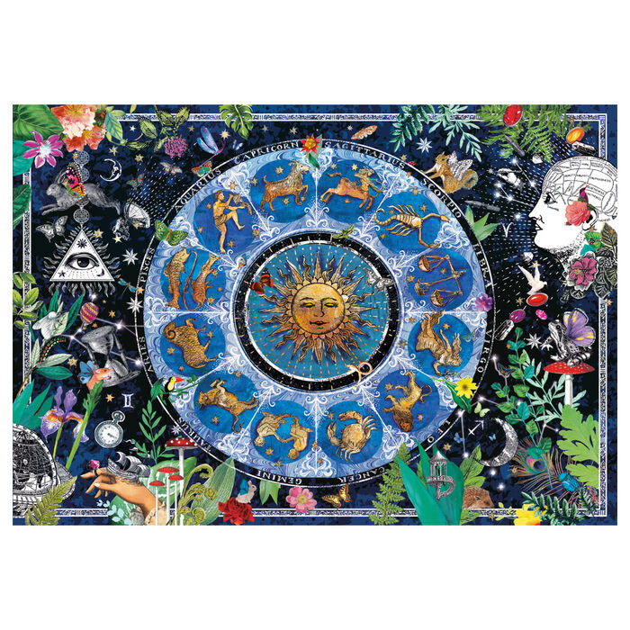 Imagen 2 - Puzzle Carta Astrologica 1000Pzs