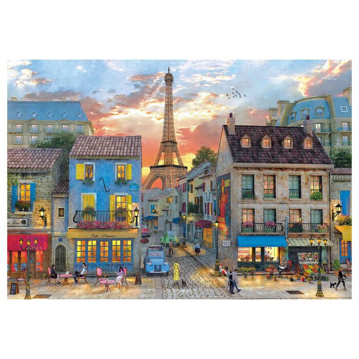 Imagen 2 - Puzzle Calles De Paris 1000Pzs