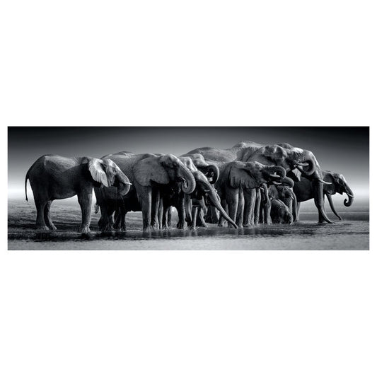 Imagen 2 - Puzzle Panorama Manada De Gigantes 1000Pzs