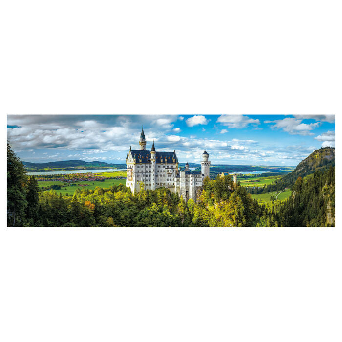 Imagen 2 - Puzzle Panorama El Castillo De Neuschwanstein 1000Pzs