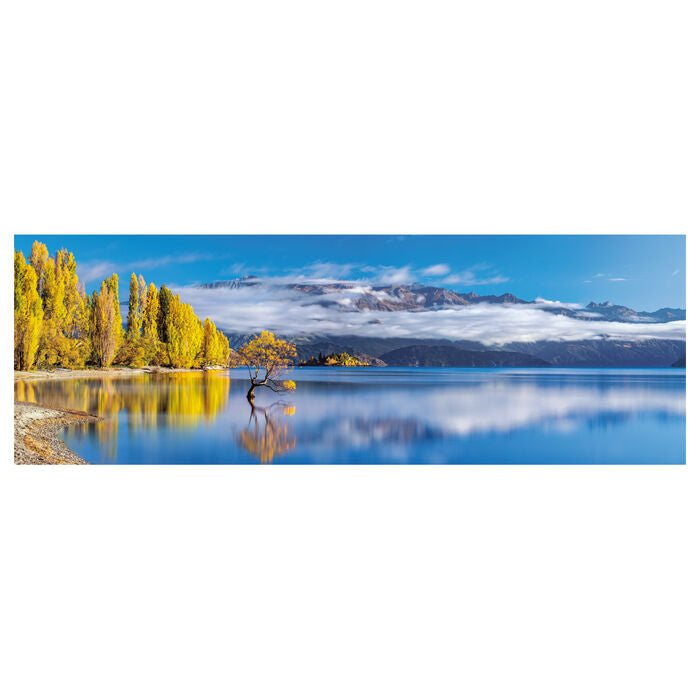 Imagen 2 - Puzzle Panorama El Reflejo Dorado De Wanaka 1000Pzs