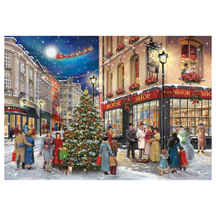 Imagen 2 - Puzzle Un Paseo Navideño 1000Pzs