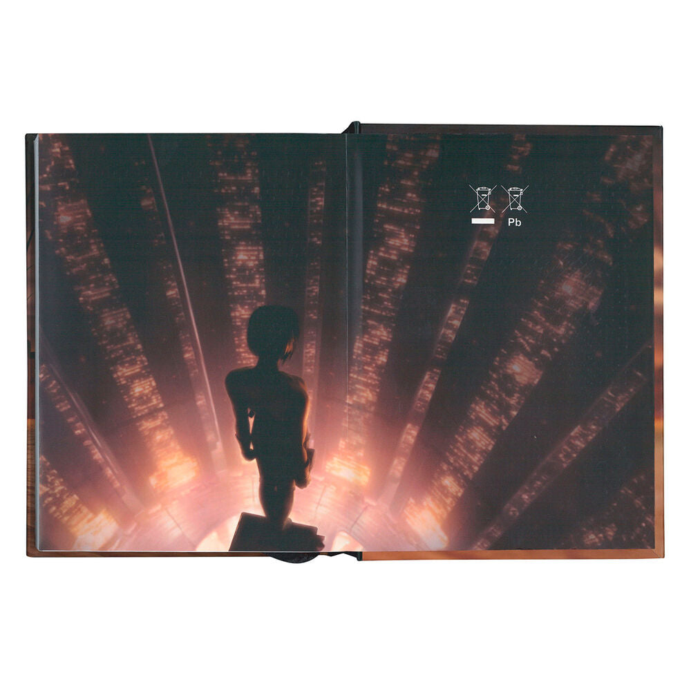 Imagen 4 - Cuaderno Con Luz City Ghost In The Shell