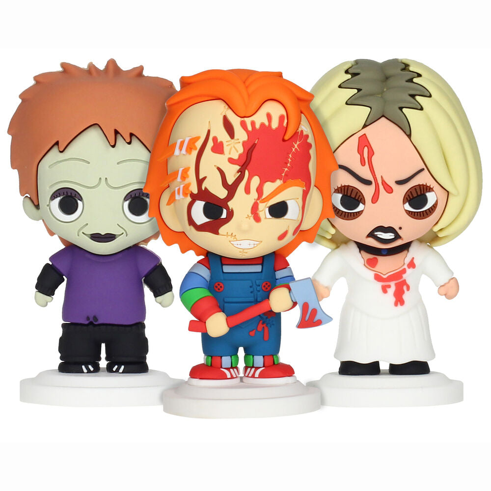 Imagen 1 - Set 3 Figuras Pokis Chucky 7Cm