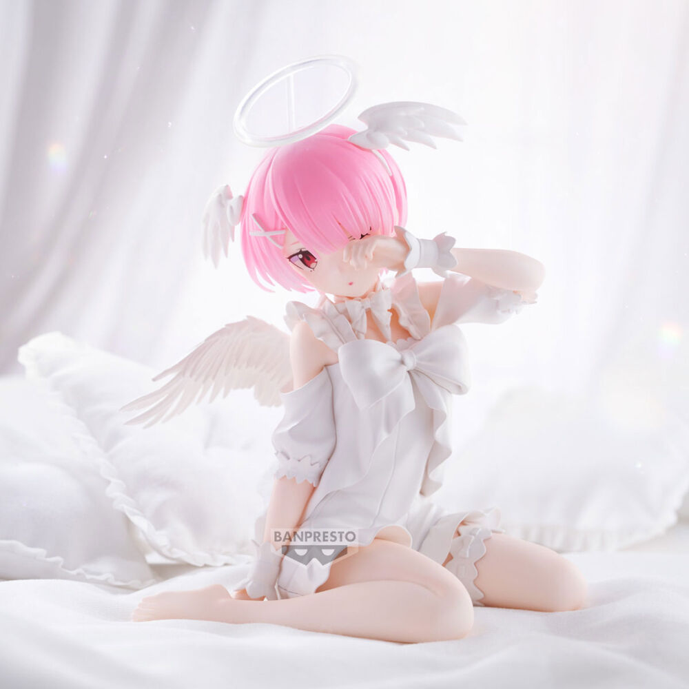 Imagen 3 - Figura Ram Sweet Angel Relax Time Re:zero Starting Life In Another World 13Cm