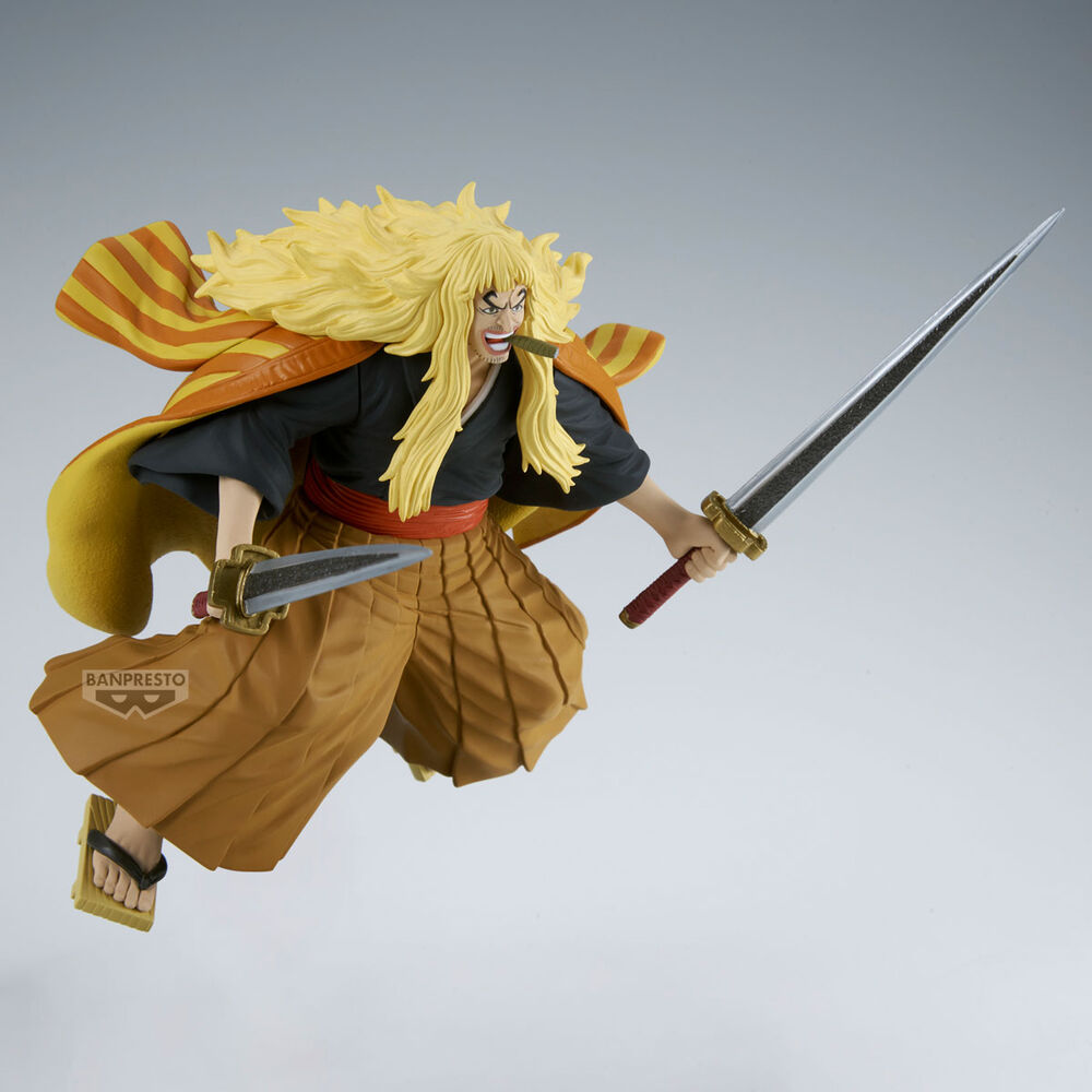 Imagen 3 - Figura Shiki El Leon Dorado Battle Record One Piece 16Cm
