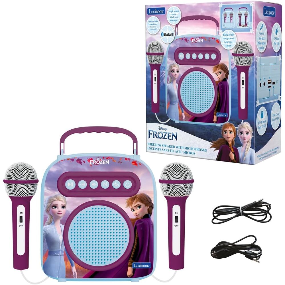 Imagen 3 - Maleta Karaoke Frozen Disney Portatil