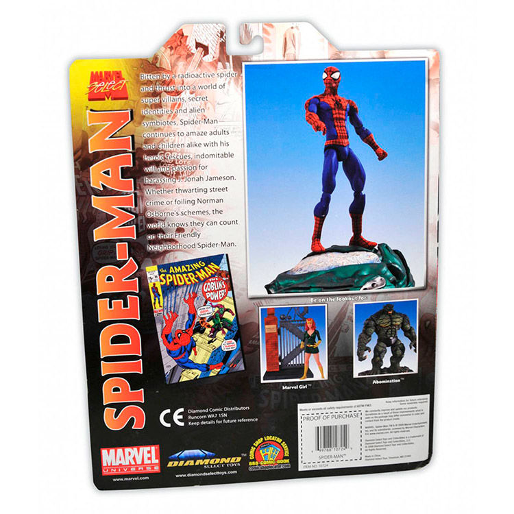 Imagen de Figura Spiderman Marvel 18Cm parte de nuestra colección en Espadas y más, sitio oficial.