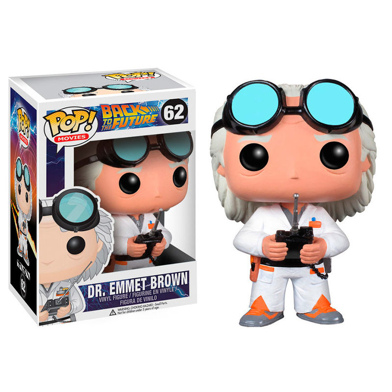 Imagen de Figura Pop Regreso Al Futuro Dr Emmet Brown parte de nuestra colección en Espadas y más, sitio oficial.