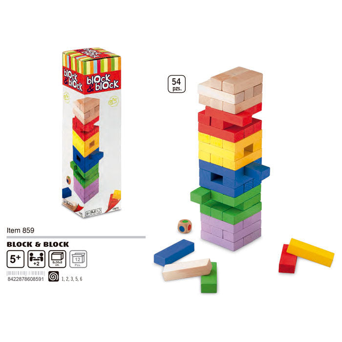 Imagen 3 - Juego Block & Block Colores 54Pz