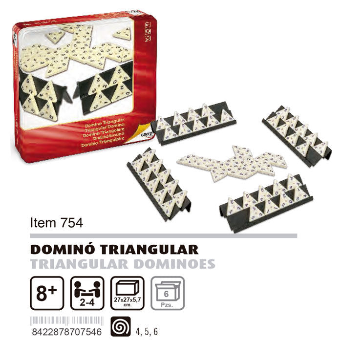 Imagen 3 - Domino Triangular Caja Metal
