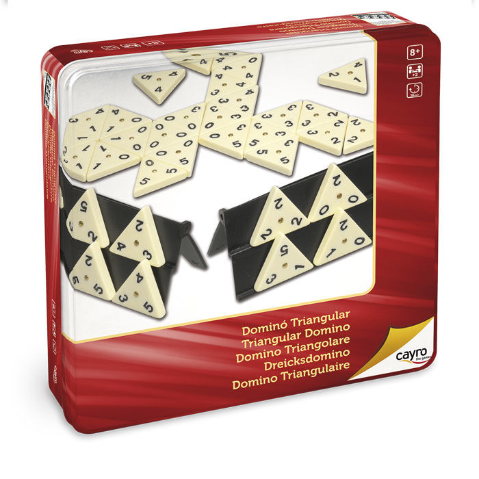 Imagen 1 - Domino Triangular Caja Metal