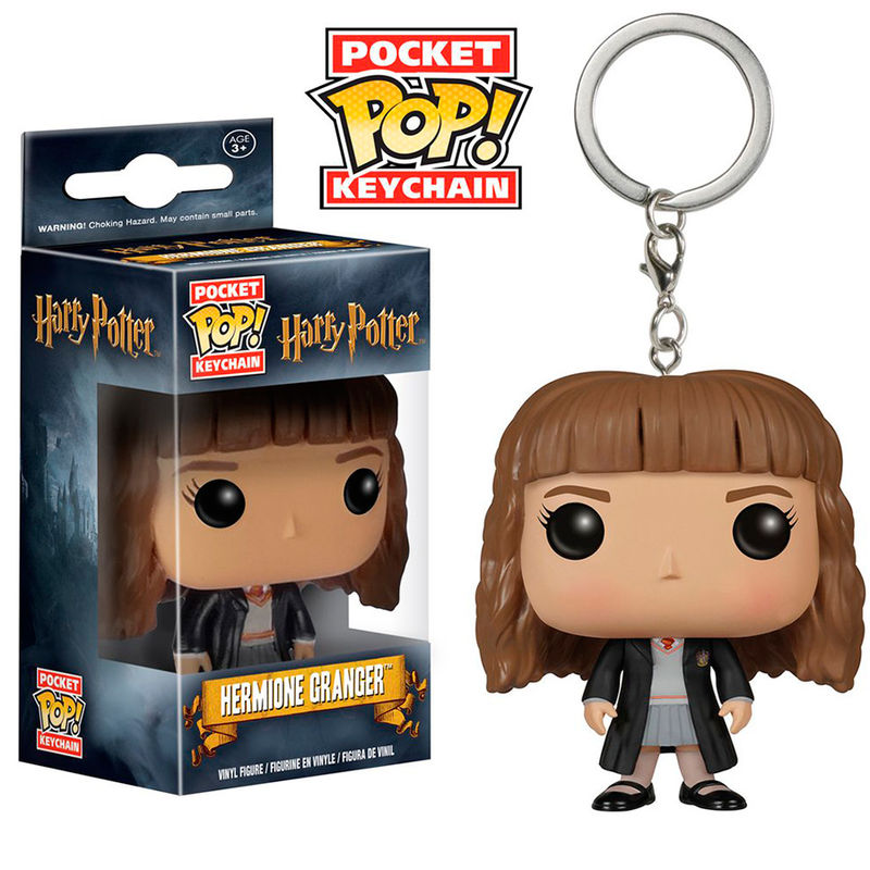 Imagen de Llavero Pocket Pop Harry Potter Hermione Granger parte de nuestra colección en Espadas y más, sitio oficial.
