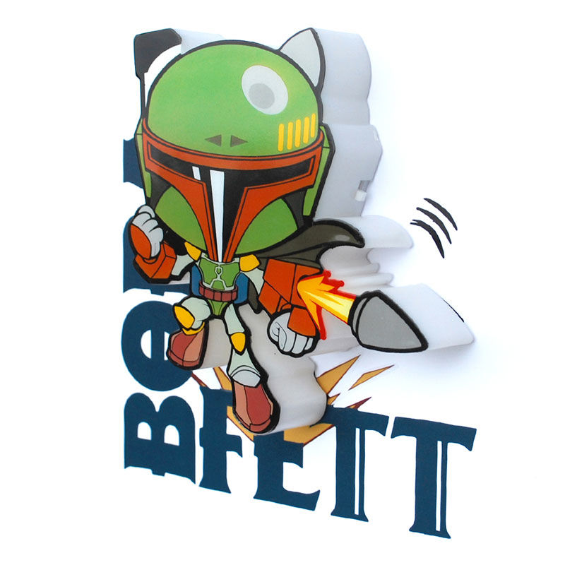 Imagen 3 - Lampara 3D Light Fx Mini Boba Fett Star Wars