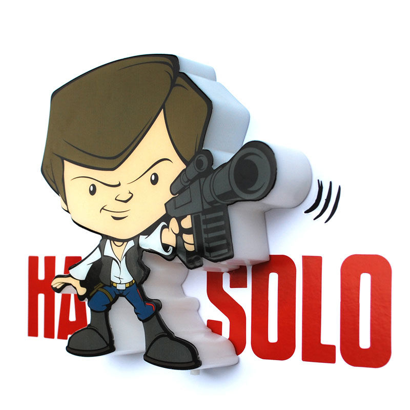 Imagen 3 - Lampara 3D Light Fx Mini Hans Solo Star Wars