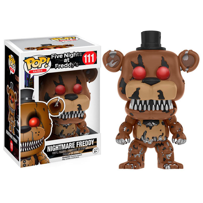 Imagen de Figura Pop Five Nights At Freddys Nightmare Freddy parte de nuestra colección en Espadas y más, sitio oficial.