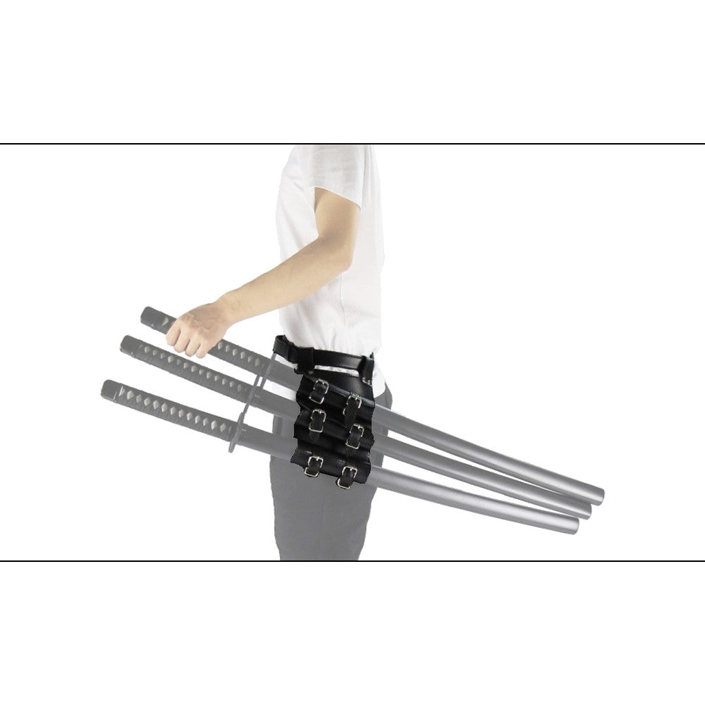 Imagen de Porta katanas o tahali de Zoro One piece con cinturón sh192-3 parte de nuestra colección en Espadas y más, sitio oficial.