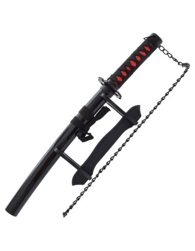 Imagen de Mini-Katana Tensa Zagetsu Ichigo Kurosaki de Bleach parte de nuestra colección en Espadas y más, sitio oficial.