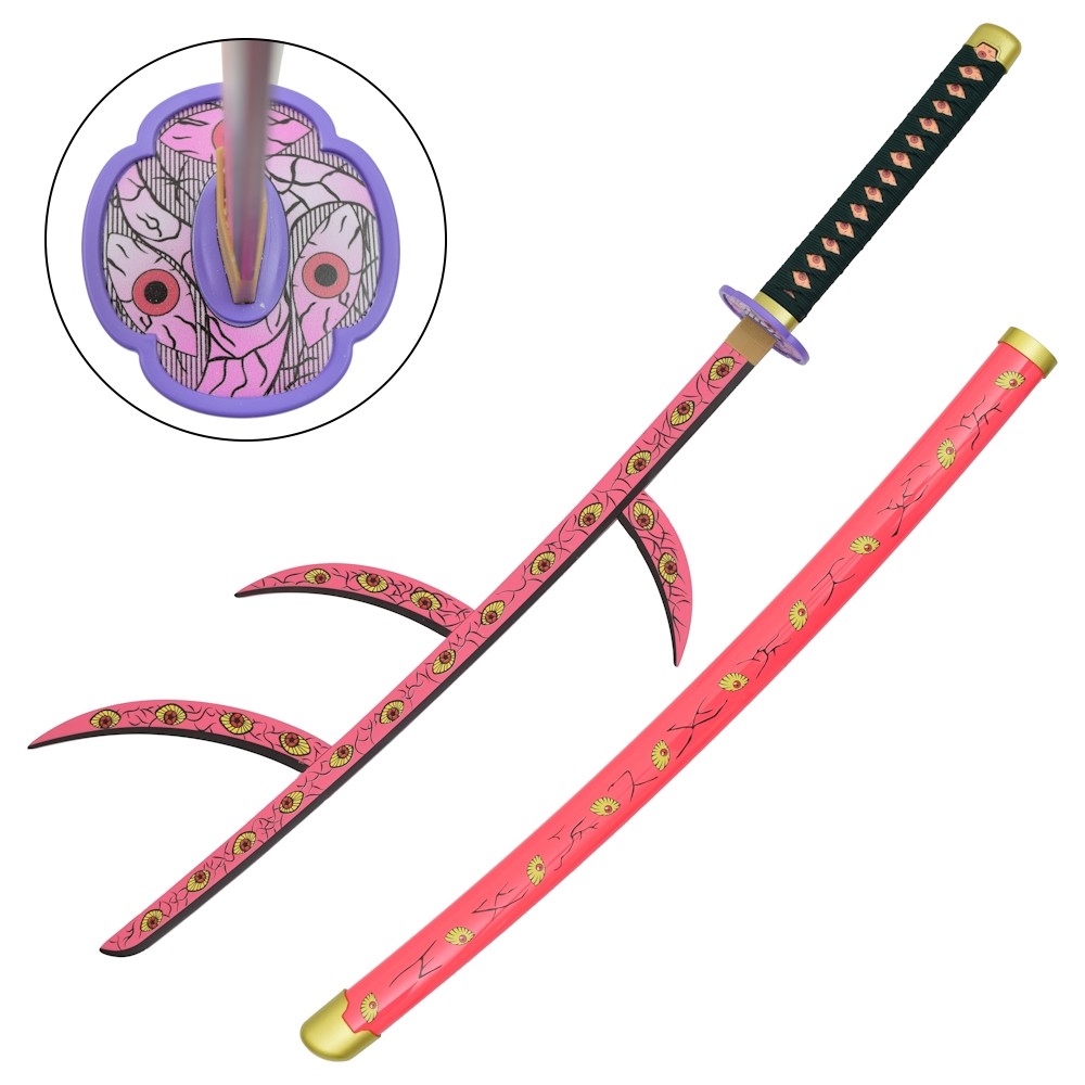 Imagen de Katana de Kokushibou de bambú Kimetsu no Yaiba parte de nuestra colección en Espadas y más, sitio oficial.