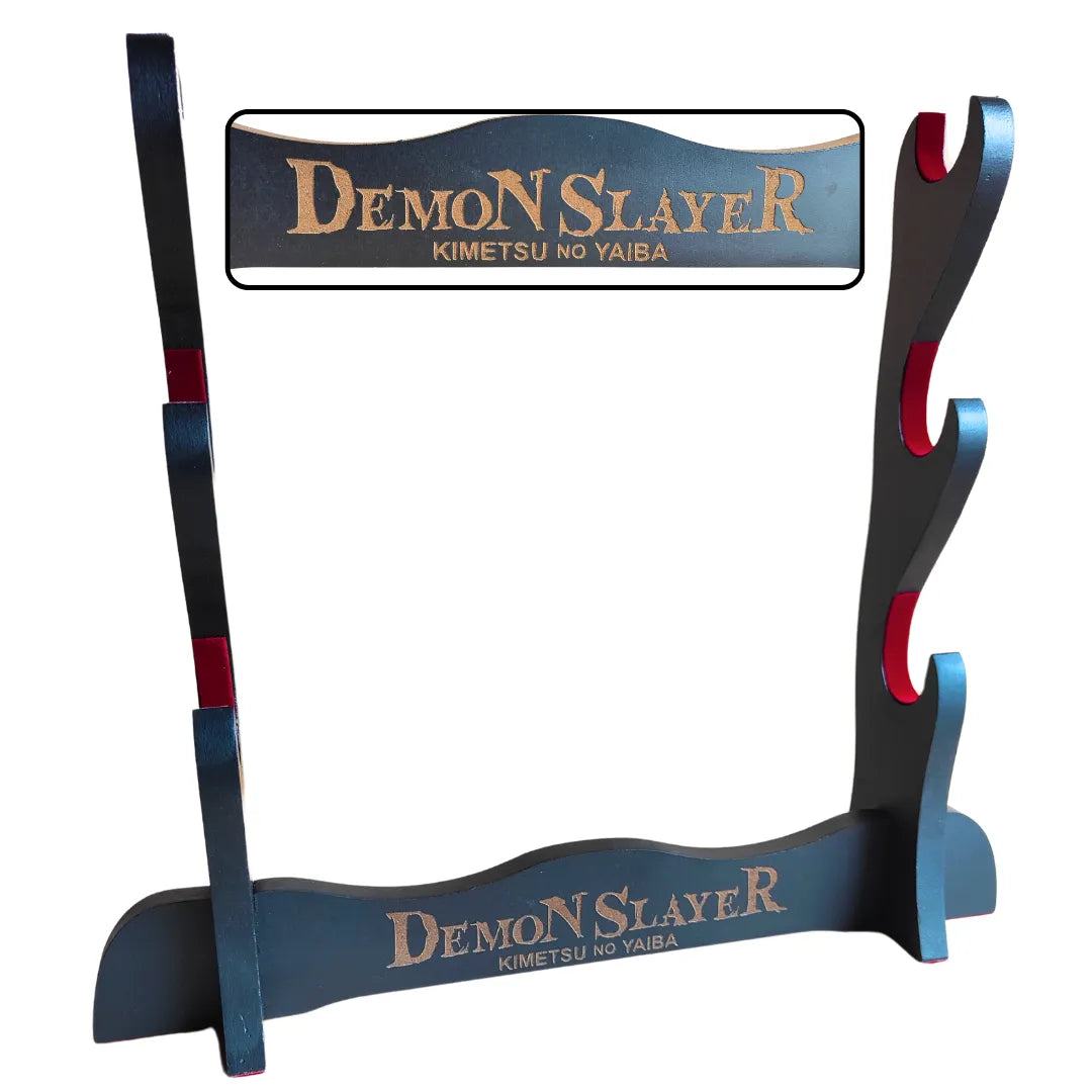 Imagen de Katanero o Soporte para 3 katanas - Varios Diseños parte de nuestra colección en Espadas y más, sitio oficial.