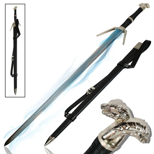 Imagen de Espada de Plata The Witcher Funcional parte de nuestra colección en Espadas y más, sitio oficial.