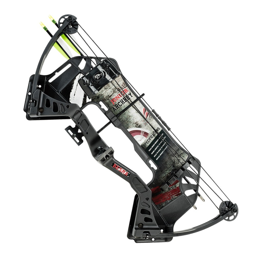 Arco Compuesto Juvenil Man Kung Besra 19-25 lbs Negro