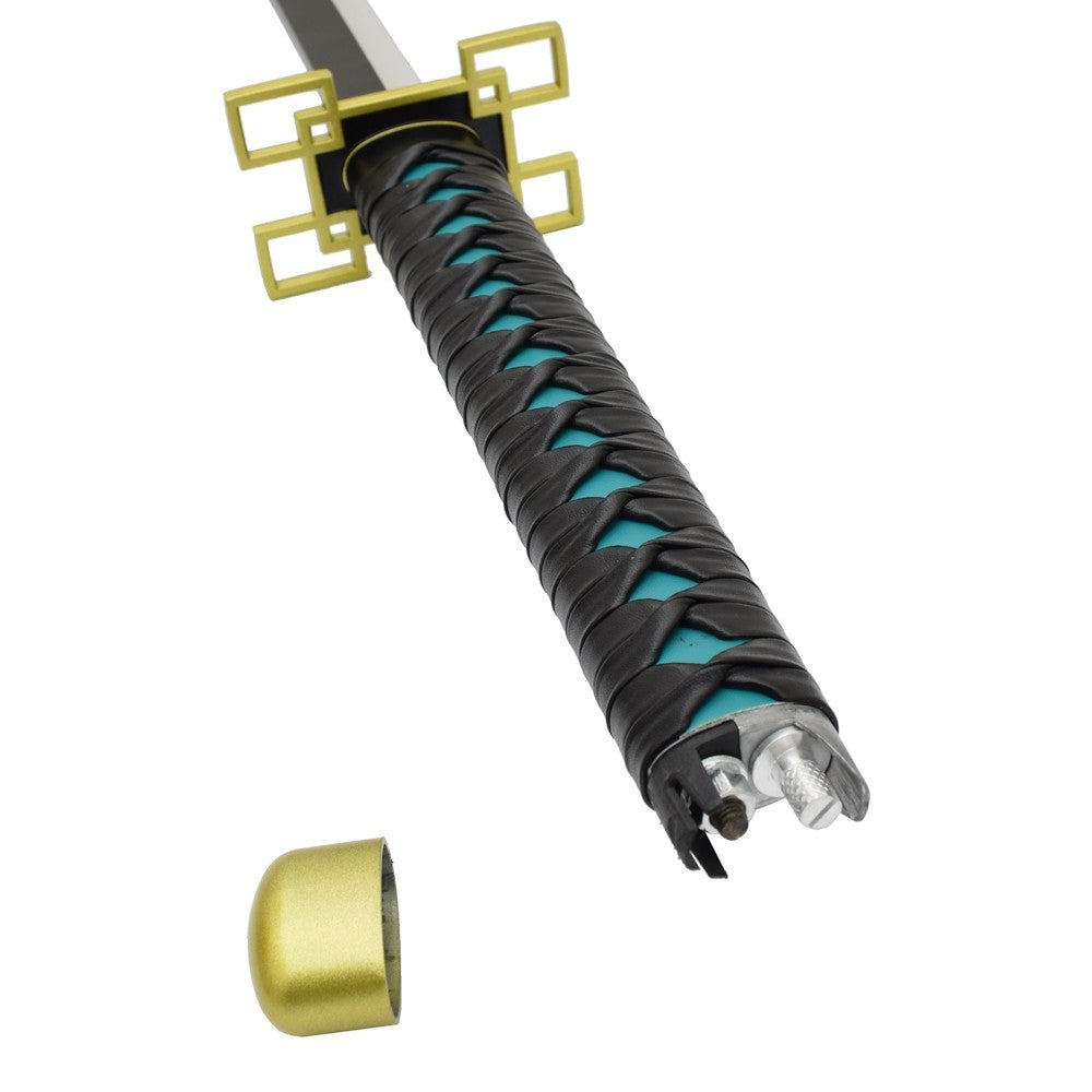 Imagen de Katana de Tokito con luces led y hoja de acero zs655gd parte de nuestra colección en Espadas y más, sitio oficial.