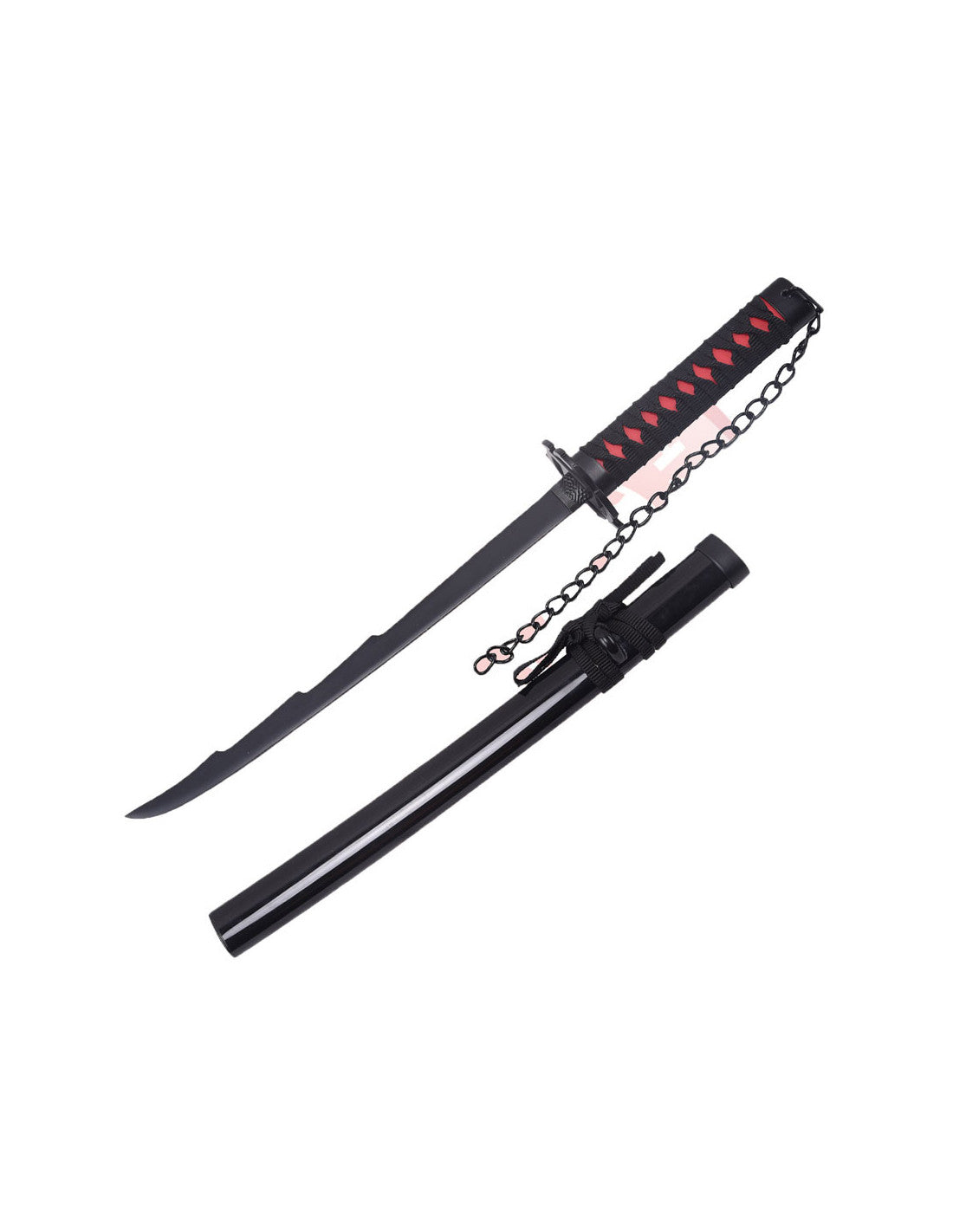 Imagen de Mini-Katana Tensa Zagetsu Ichigo Kurosaki de Bleach parte de nuestra colección en Espadas y más, sitio oficial.