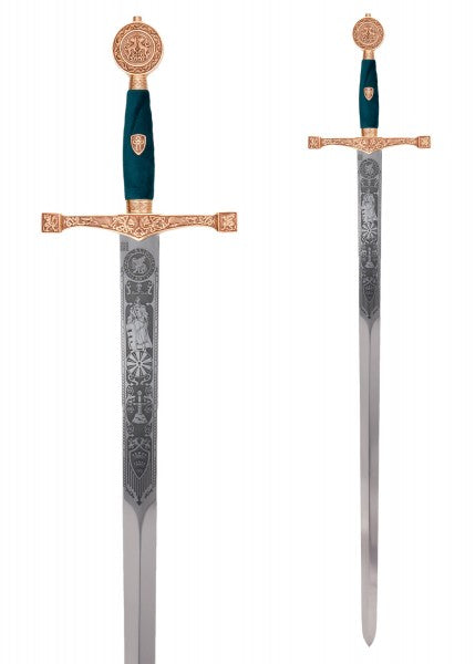 Excalibur Marto Espada Gravura Profunda MA752