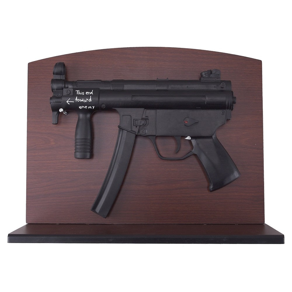 Réplica Decorativa Ametralladora Decorativa Deadpool de Marvel