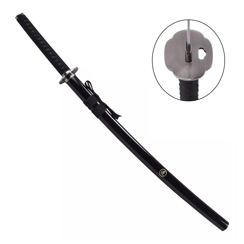 Imagen de Katana de filo invertido de Kenshin negra zs544b parte de nuestra colección en Espadas y más, sitio oficial.