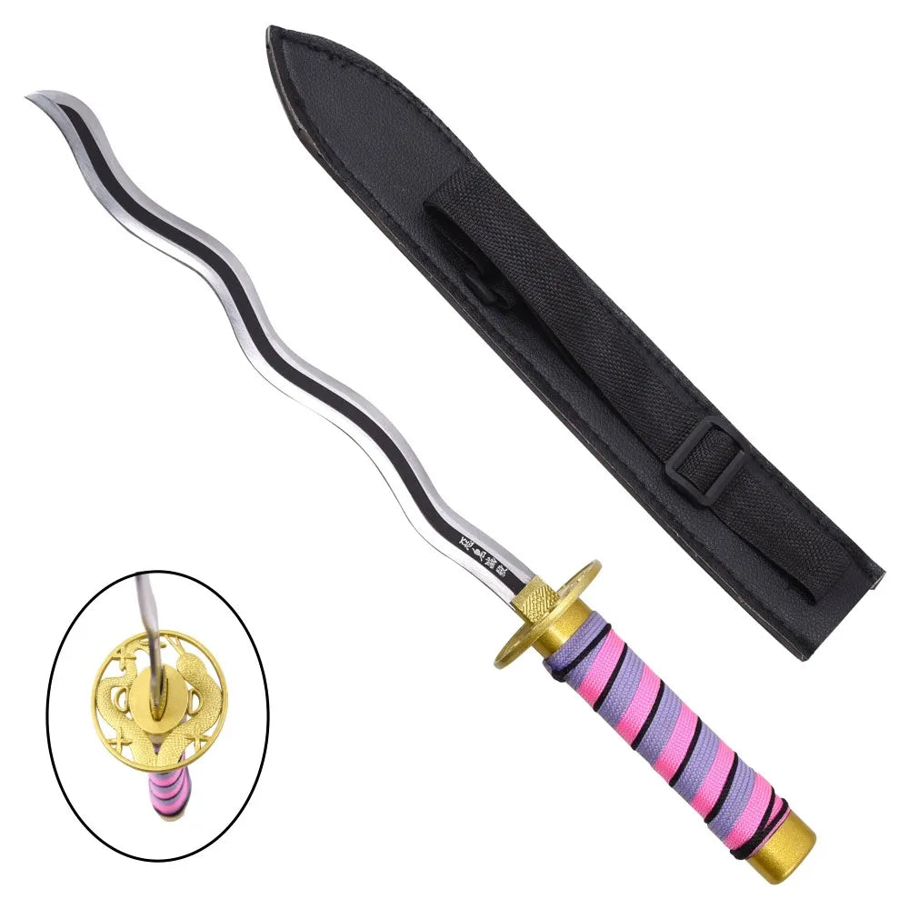 Mini Espada Decorativa de Obanai Iguro – Demon Slayer