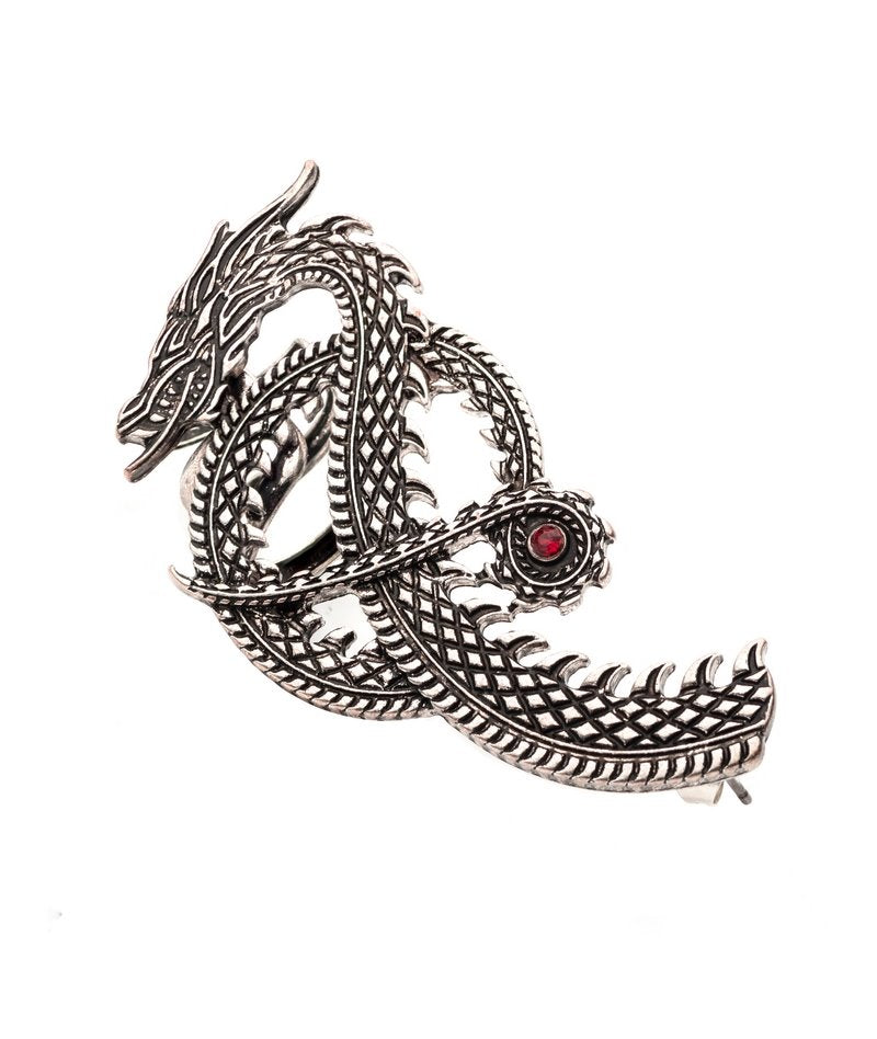 Brincos House of Dragon casa Targaryen HOTDDRGNCER01