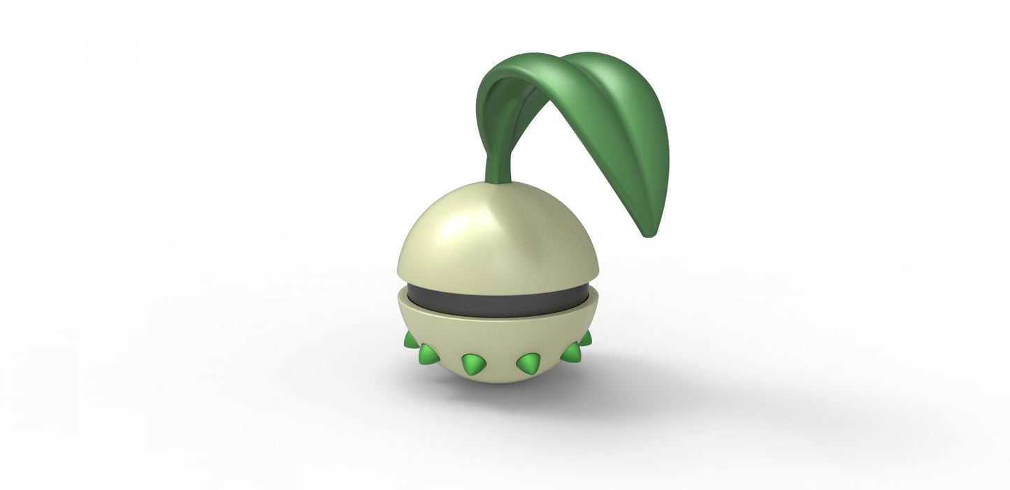 Imagen de Pokeball Artesanal Chikorita parte de nuestra colección en Espadas y más, sitio oficial.