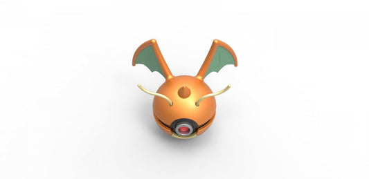 Imagen de Pokeball Artesanal Dragonite parte de nuestra colección en Espadas y más, sitio oficial. Esta imagen describe pokeball