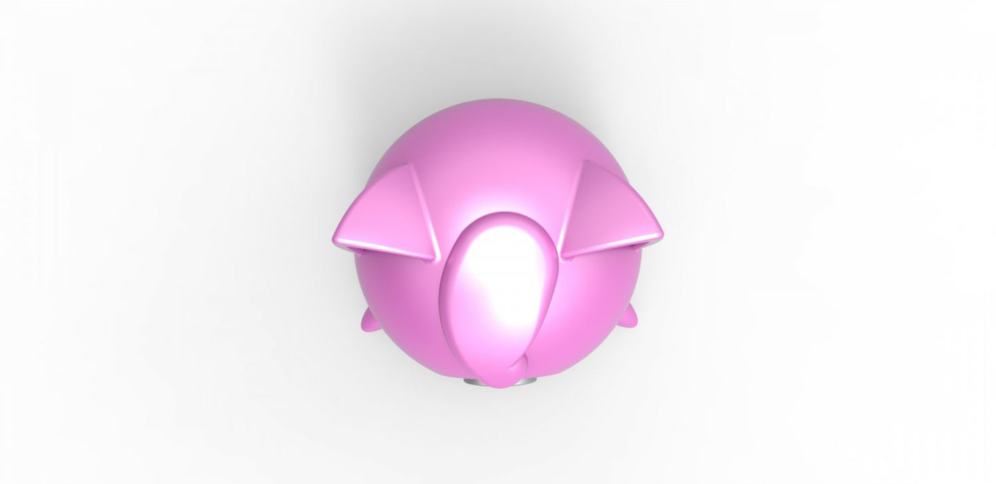 Imagen de Pokeball Artesanal De Jigglypuff parte de nuestra colección en Espadas y más, sitio oficial. Esta imagen describe pokeball