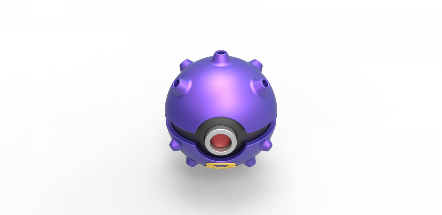Imagen de Pokeball Artesanal Koffing parte de nuestra colección en Espadas y más, sitio oficial. Esta imagen describe pokeball