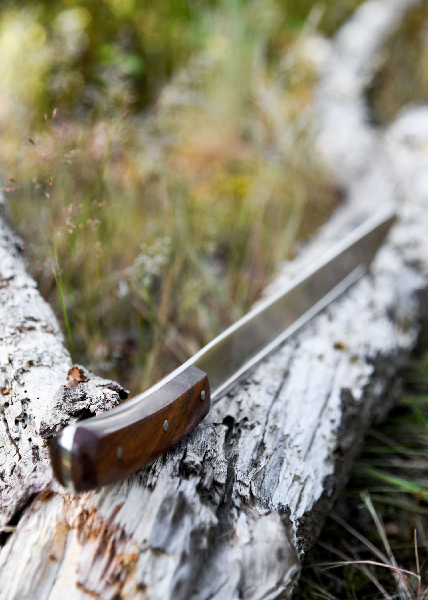 Faca Skramasax com bainha de couro ULF-KD-04