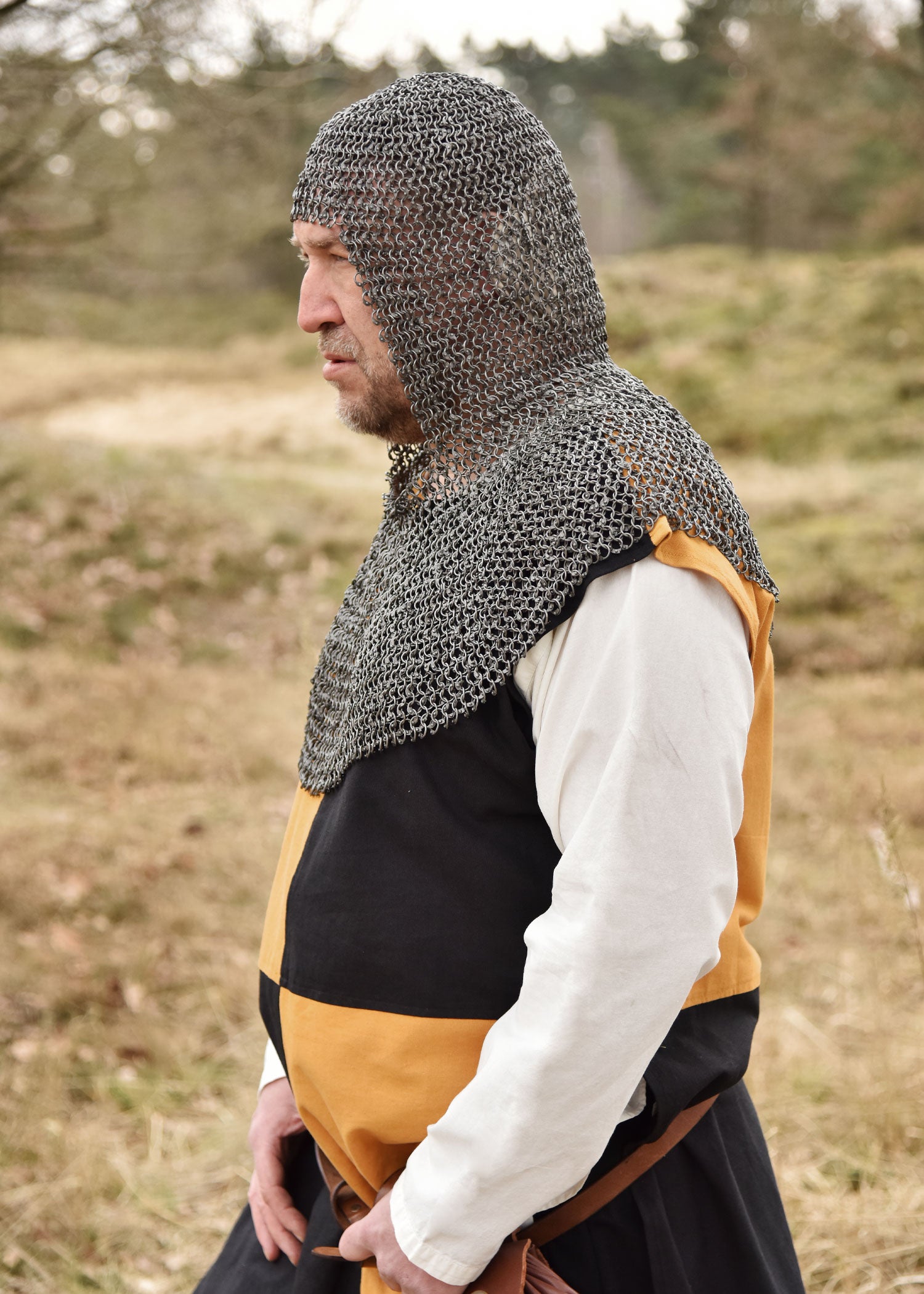 Almofar o cota de malla de cabeza remachada ULF-RRR-CSQ