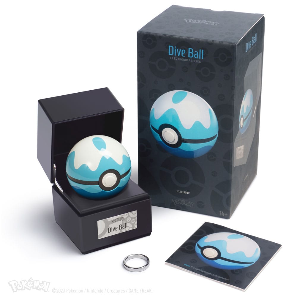 Réplica de Pokémon Diecast Pokeball de bola de mergulho WRC16822
